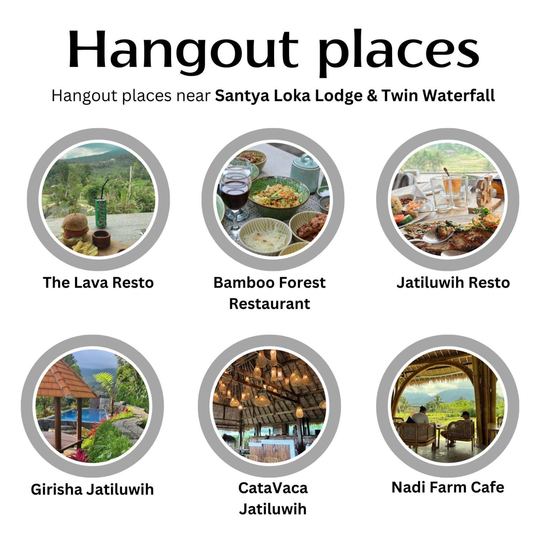 Santya Loka Lodge & Twin Waterfall Jatiluwih Dış mekan fotoğraf